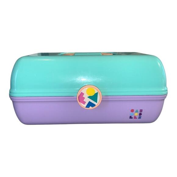 Vintage 1980 Caboodles On-the-Go Makeup Organizer Case Multiple Compartments EUC - Picture 3 of 15